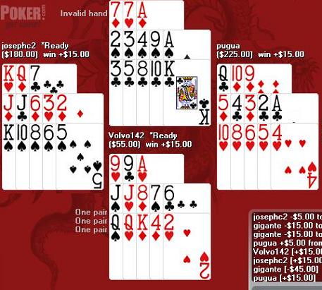 chinese poker 2 spades highest card